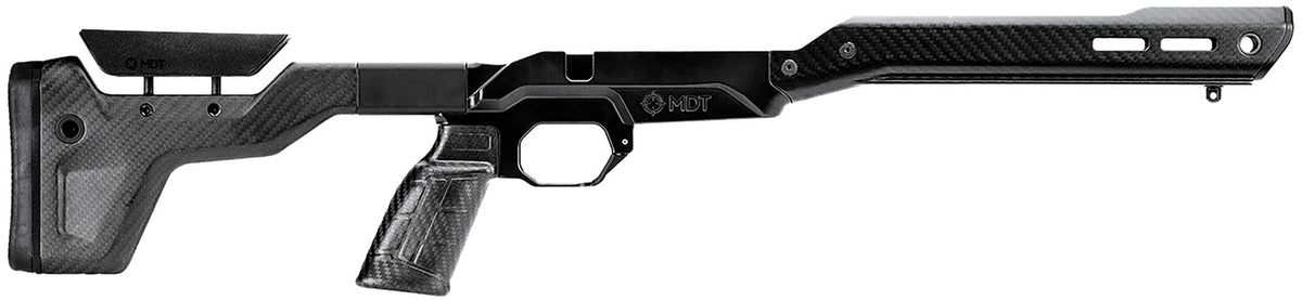 MDT HNT26 Chassis System Black Carbon Fiber for Howa 1500 SA Weatherby Vanguard Standard 107837BCF
