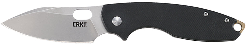 CRKT Pilar III 5317D2 2.97" Stonewashed D2 Steel Frame Lock Folder, Black Textured G10 Handle