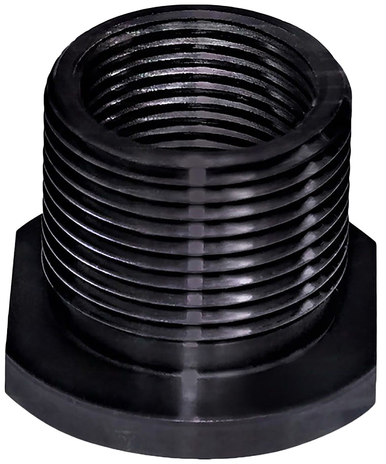 Silencer Central Thread Adapter Converts 1/2x28 to 5/8x24 Stainless Steel