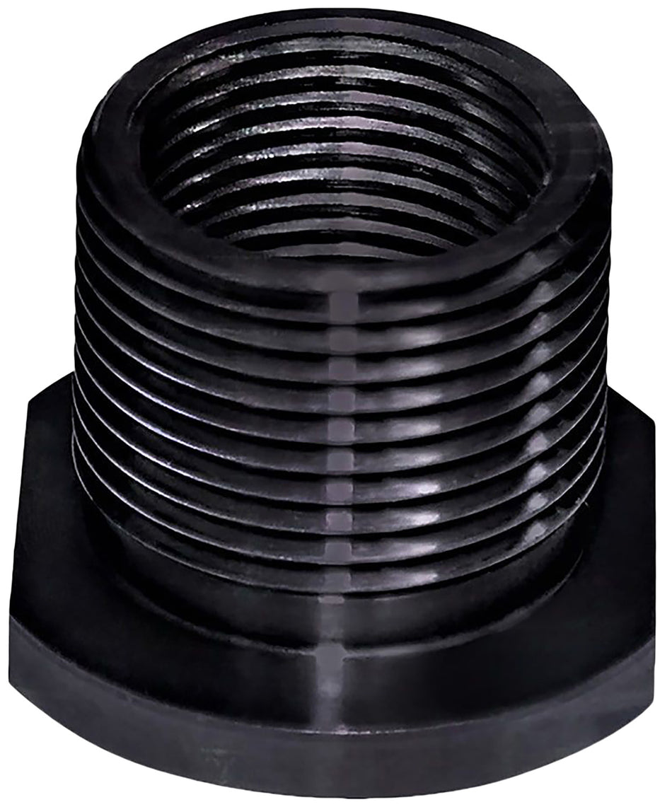 Silencer Central Thread Adapter Converts 1/2x28 to 5/8x24 Stainless Steel