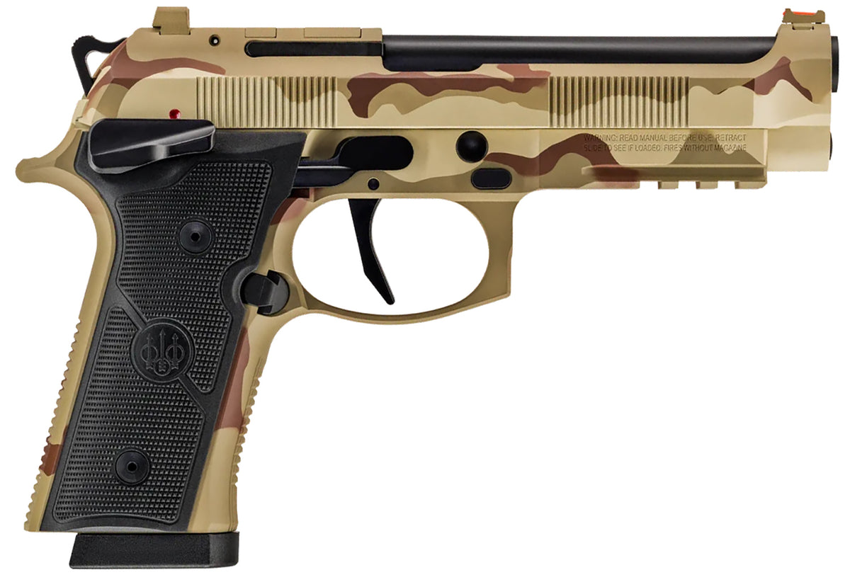 Beretta 92XI SAO 9mm Pistol, 4.7" Barrel, 10-Round Capacity, DCU Camo Finish