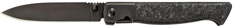 Cold Steel CSFL39SDP Spectre Folding Pocket Knife 3.80" Drop Point CPM 20V Blade, Forged Carbon Fiber Handle