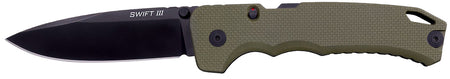 Cold Steel CSFL40AT Swift III 4" Folding EDC Knife CPM M4 Blade, OD Green G10 Handle with Presentation Box
