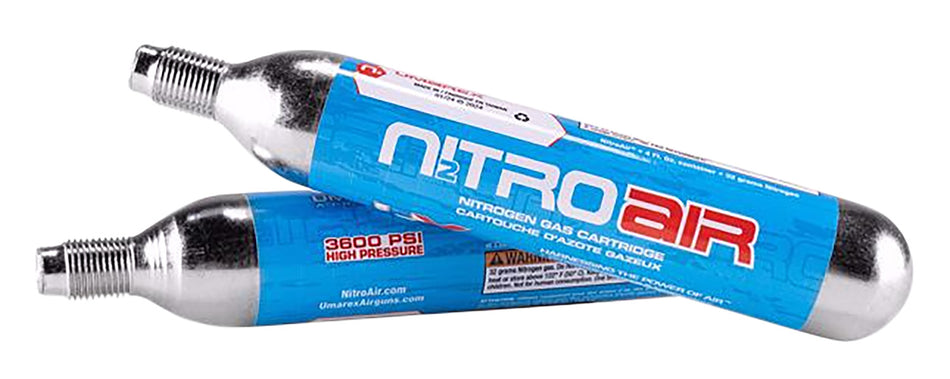 Umarex 2211382 NitroAir N2 Prefilled Nitrogen Cartridges 32g 2-Pack
