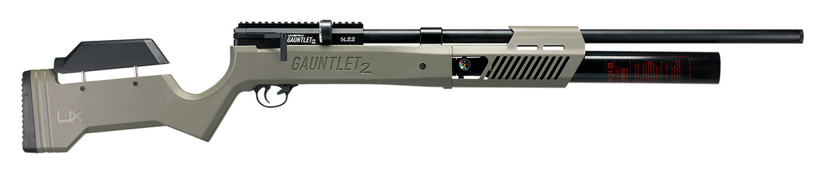 Umarex Gauntlet 2 SL22 PCP .22 Caliber Air Rifle FDE All-Weather Stock 48 FPE