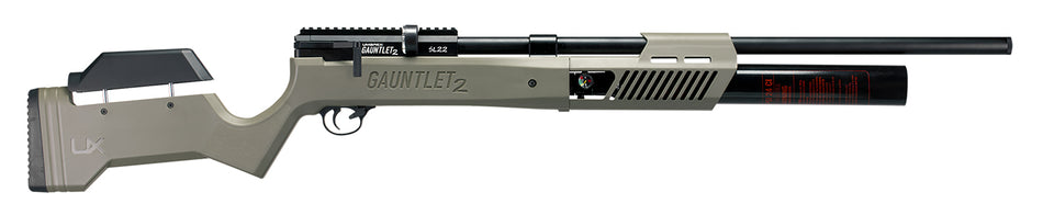 Umarex Gauntlet 2 SL22 PCP .22 Caliber Air Rifle FDE All-Weather Stock 48 FPE