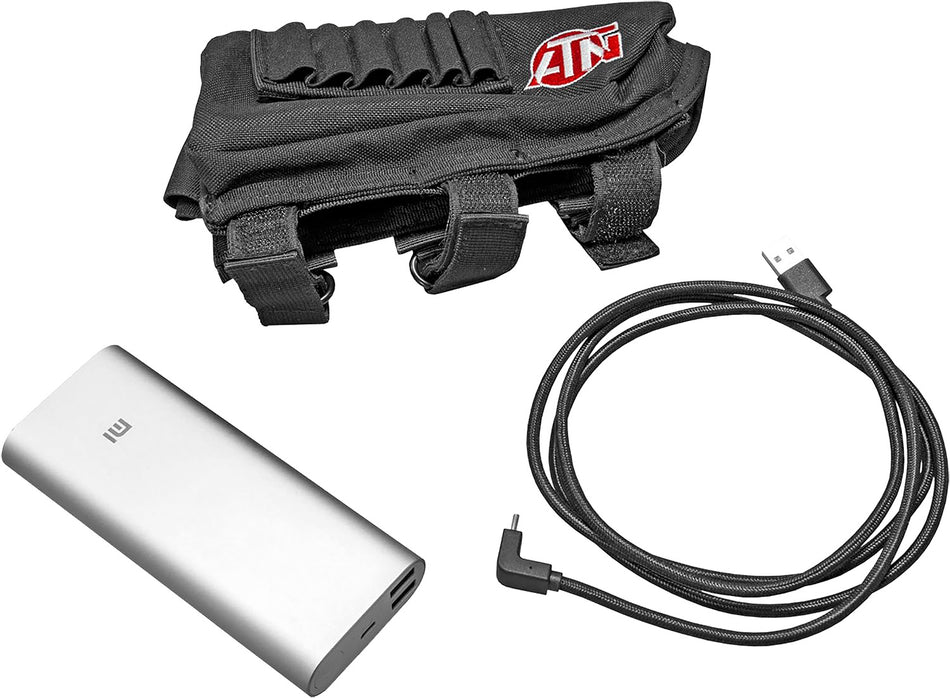 ATN ACMUBAT160 20,000 mAh Extended Life Battery Power Pack Silver