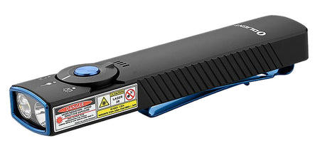 Olight ARKFELDPRO3RBKCW Arkfeld Pro Black 1,300 Lumen White LED Green Laser and UV EDC Light