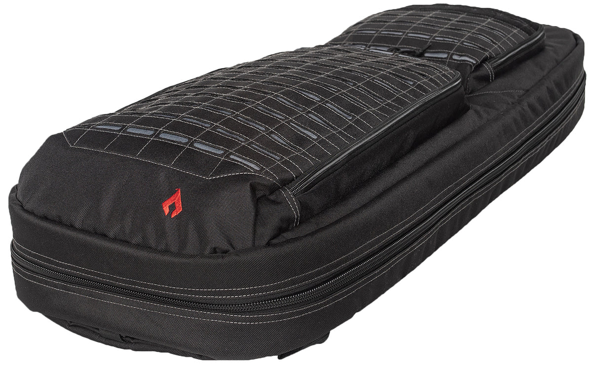 Advance Warrior Solutions Universal Soldier Black/Gray Expandable Rifle Case with Backpack Straps, 36-56"