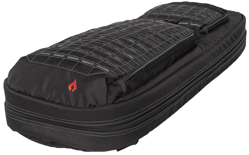 Advance Warrior Solutions Universal Soldier Black/Gray Expandable Rifle Case with Backpack Straps, 36-56"