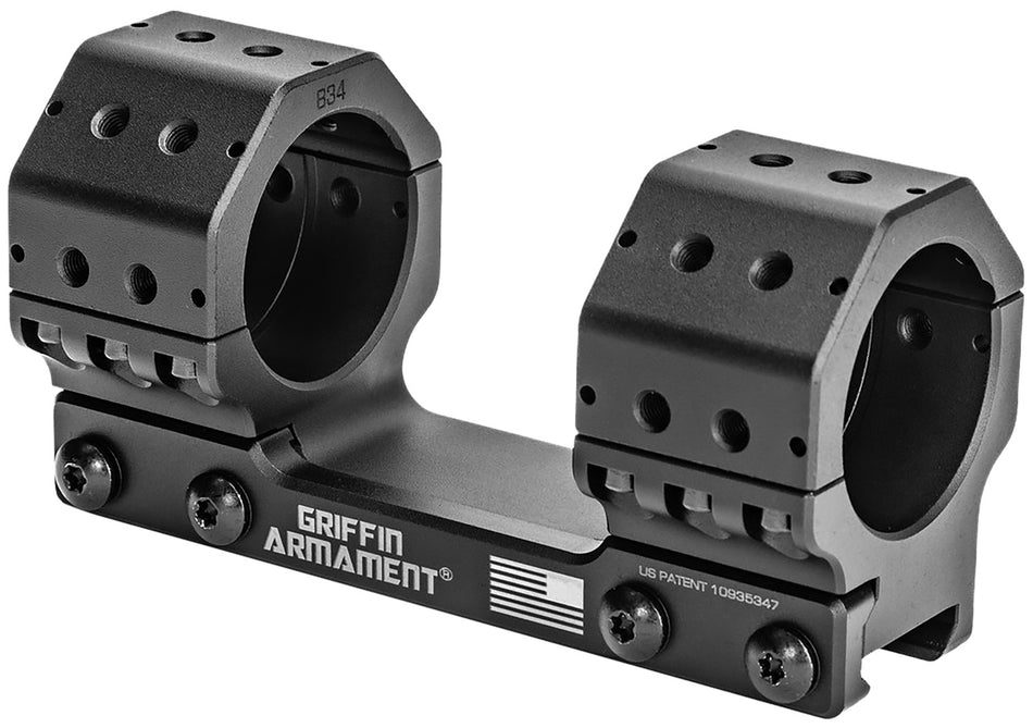 Griffin Armament GPM GSM135H34MM Precision Scope Mount Ring Combo Black Anodized 34mm