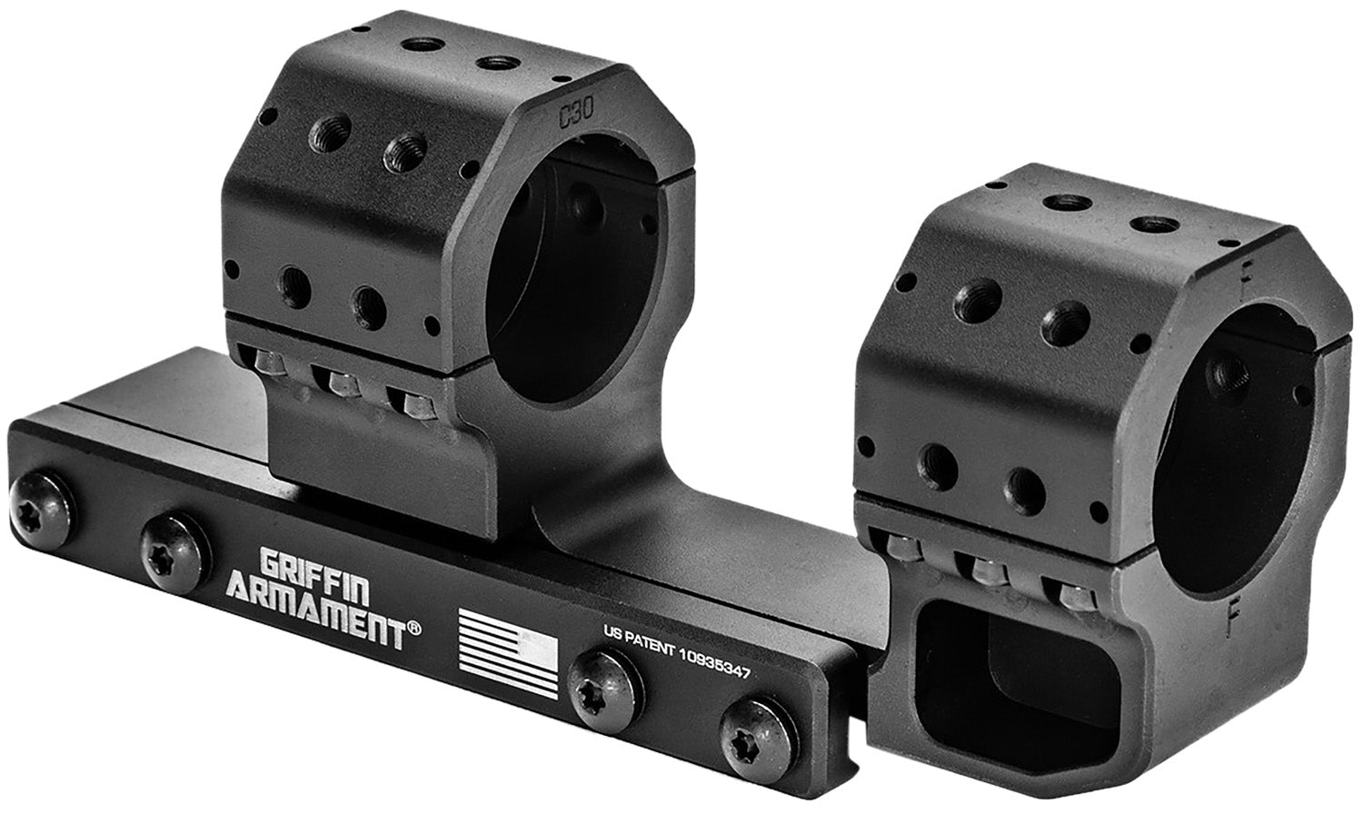 Griffin Armament GPM Cantilever Mount GSMC1425H34MM 34mm 15 MOA Black Anodized