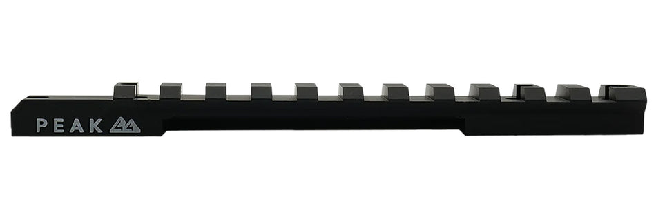 Weatherby J010005 Matte Black Aluminum Picatinny Rail for Vanguard Weaver Mount Long Action 20 MOA