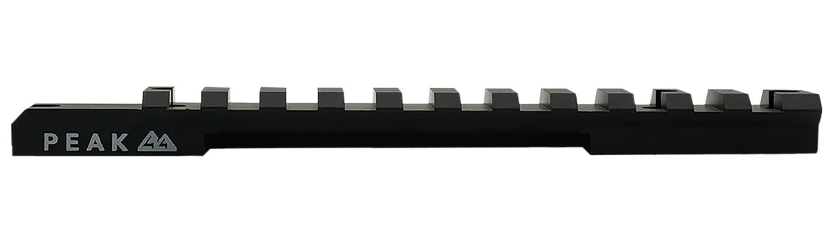 Weatherby J010006 Matte Black Aluminum Picatinny Rail for Vanguard Weaver Mount Short Action 20 MOA