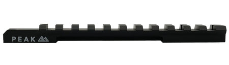 Weatherby J010006 Matte Black Aluminum Picatinny Rail for Vanguard Weaver Mount Short Action 20 MOA
