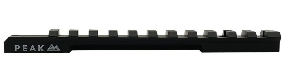 Weatherby J010006 Matte Black Aluminum Picatinny Rail for Vanguard Weaver Mount Short Action 20 MOA