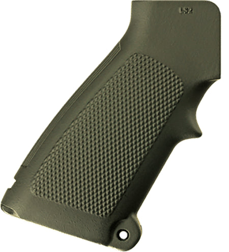 B5 Systems CLG1567 LS2 CAR15 Grip OD Green MIL-SPEC Polymer Improved Ergonomics
