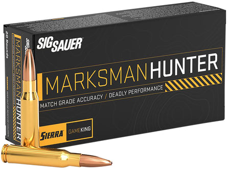 Sig Sauer .270 Winchester Rifle Ammo Marksman Hunter Jacketed Hollow Point JHP 140 grain 