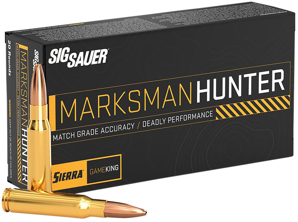 Sig Sauer .30-06 Springfield Rifle Ammo Sig Sauer Marksman Hunter Jacketed Hollow Point JHP 165 grain 