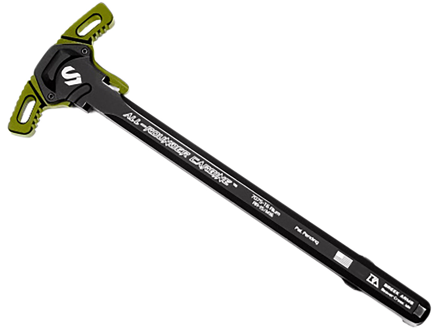 Lead & Steel OD Green Charging Handle AR-15/M16 7075-T6 Aluminum Type 3 Anodized