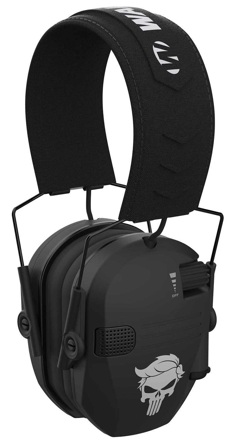 Walker's Razor Merica Punisher Electronic Hearing Protection Muff 23 dB Black Polymer