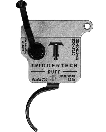 TriggerTech R70SDB33TNC Remington 700 Special Black Curved Single-Stage Trigger RH