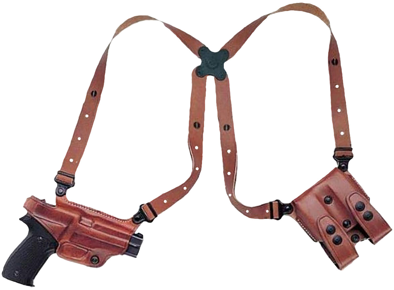 Galco MC290B Miami Classic Shoulder System Black Leather Holster Kahr Arms RH