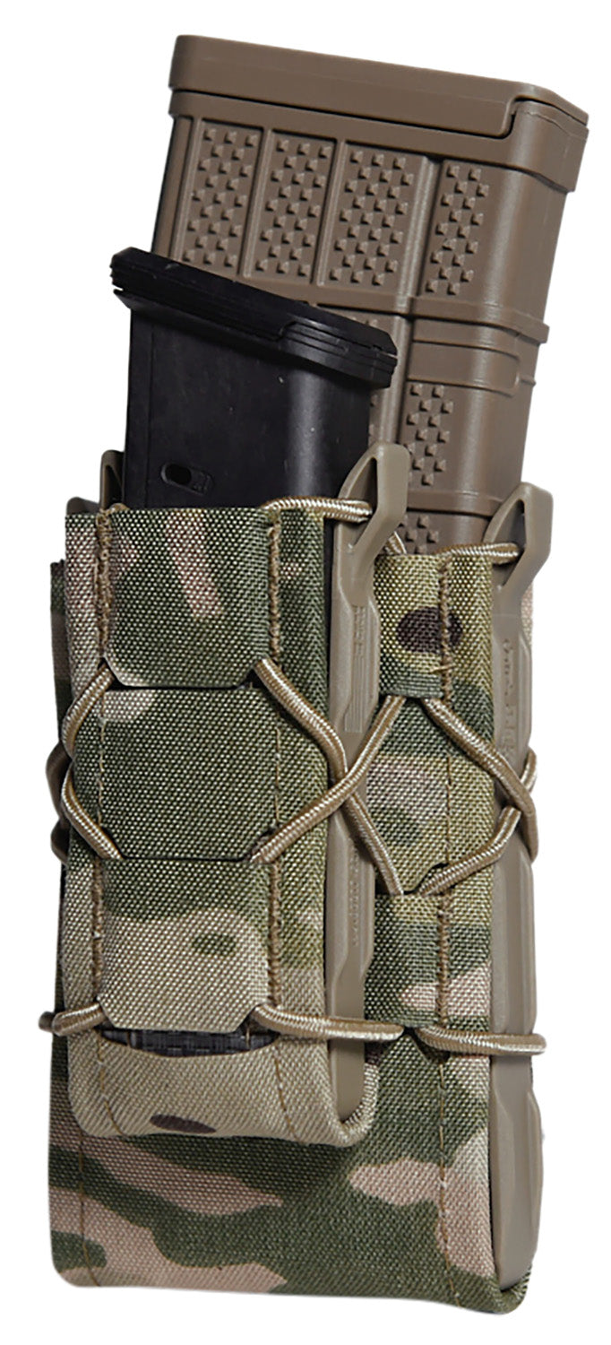 HSGI 24DD00MC Gen 2 Double Decker TACO MultiCam Nylon Laminate MOLLE Rifle & Pistol Mag Pouch