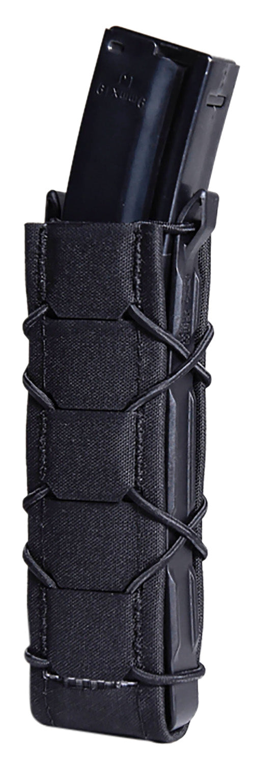 HSGI 24EX00BK Gen 2 Extended Pistol TACO Black Nylon Laminate MOLLE Long Mag Pouch