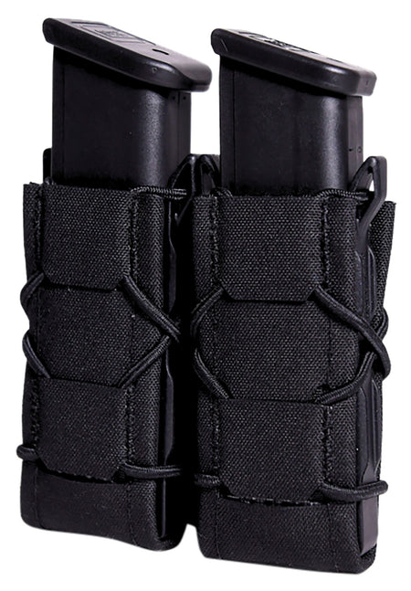 High Speed Gear 24PT02BK Gen 2 Double Pistol TACO Black MOLLE Pouch