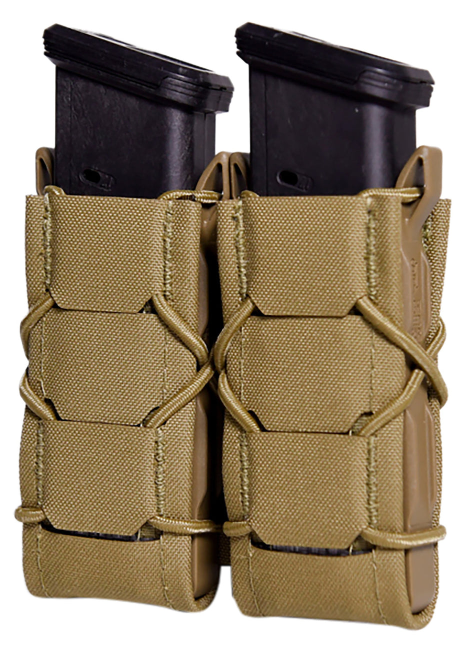 High Speed Gear 24PT02CB Gen 2 Double Pistol TACO Coyote Brown MOLLE Pouch