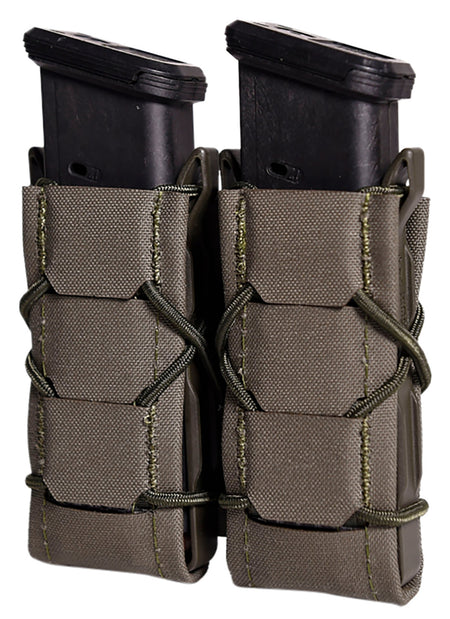 High Speed Gear 24PT02OD Gen 2 Double Pistol TACO OD Green MOLLE Pouch