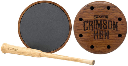 Foxpro Crimson Slate Friction Pot Call - Turkey Sounds, Cherry Wood