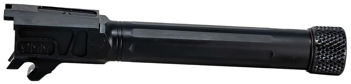 Faxon Match Series 9mm Luger 416-R Stainless Fluted Black Nitride Pistol Barrel for SIG P365 XL