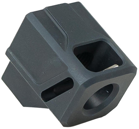 Faxon EXOS-513 Pistol Compensator Black Nitride 6061 Aluminum 1/2"x28 Glock Gen 3