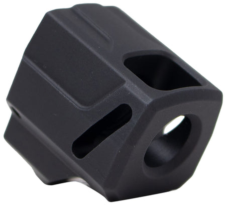 Faxon EXOS-525 Compensator 6061 Aluminum Black Anodized 1/2"x28 Threads Compatible with Sig Sauer P365/P365 XL
