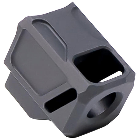 Faxon EXOS-533 Compensator 6061 Aluminum Black Anodized 1/2"x28 Threads Compatible with Glock 43X and 48
