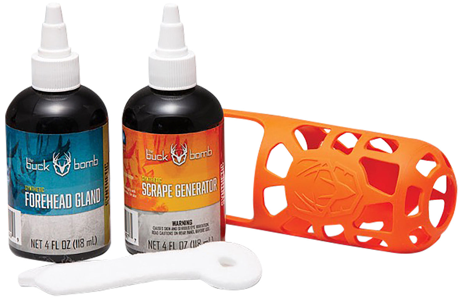 The Buck Bomb Scrape Kit Plus with Scrape Generator and Forehead Gland Scent 4oz