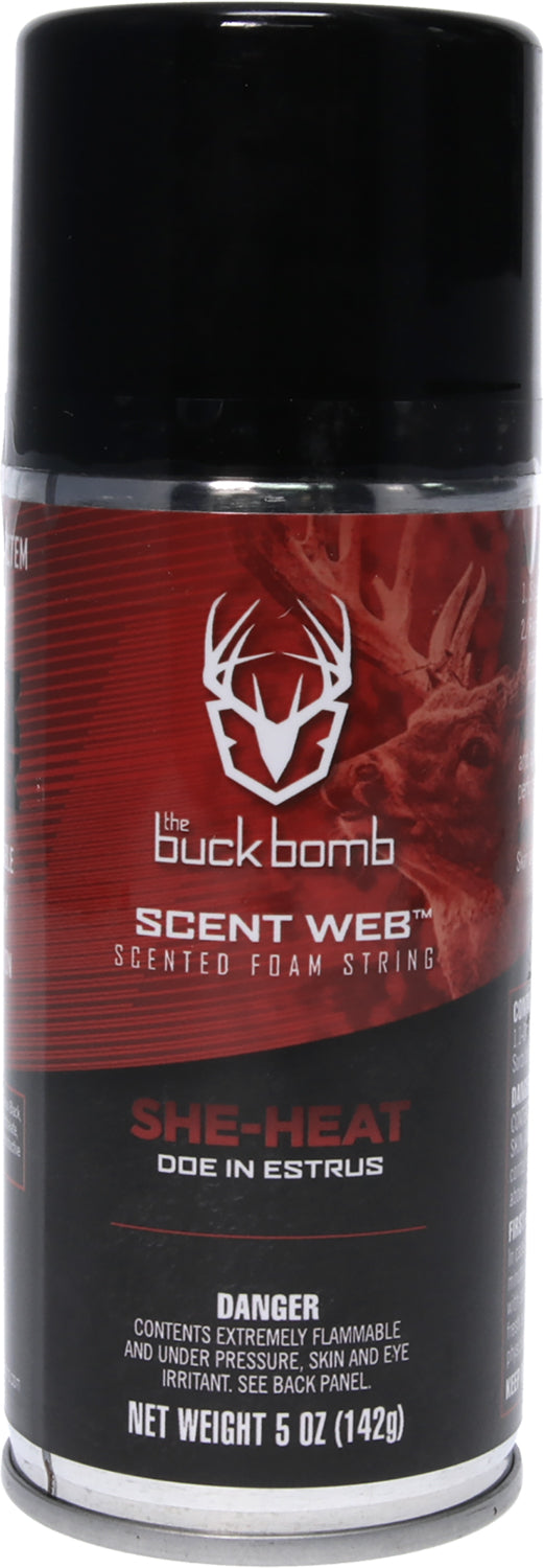 The Buck Bomb She Heat Estrous Scent Web Aerosol Deer Lure 5 oz