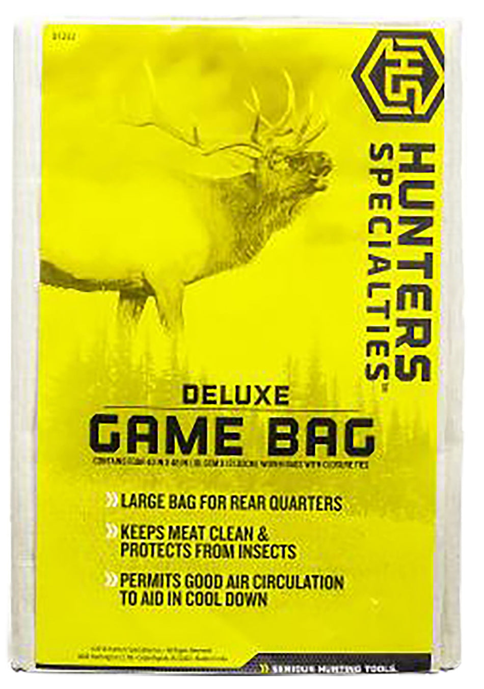 Hunters Specialties HS01232 Heavy-Duty Canvas Game Meat Bag 40x48 Inches Reusable