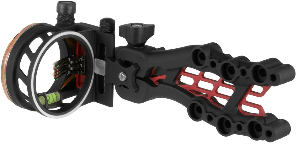 TruGlo TG7515B 5 Pin Hybrid Carbon Bow Sight with Toolless Adj Black
