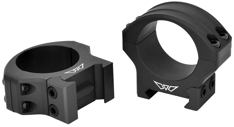 Warne 8513M HyperLite 30mm Low Scope Rings Matte Black MagnaFusion Weaver/Picatinny
