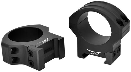 Warne 8514M HyperLite 30mm Medium Scope Rings Matte Black MagnaFusion Weaver/Picatinny