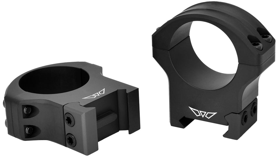 Warne HyperLite 8515M 30mm High Matte Black MagnaFusion Alloy Scope Rings for Maxima/Weaver/Picatinny