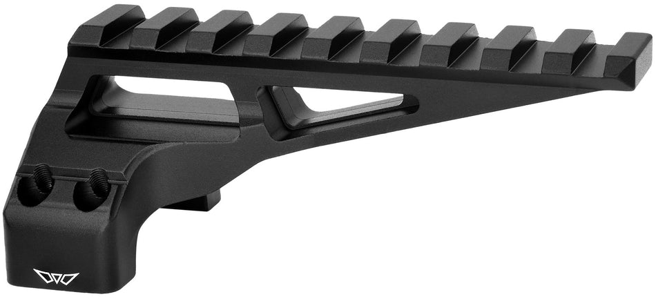 Warne 7861M 35mm Diving Board Cantilever Rail Mount Black Aluminum Rifle