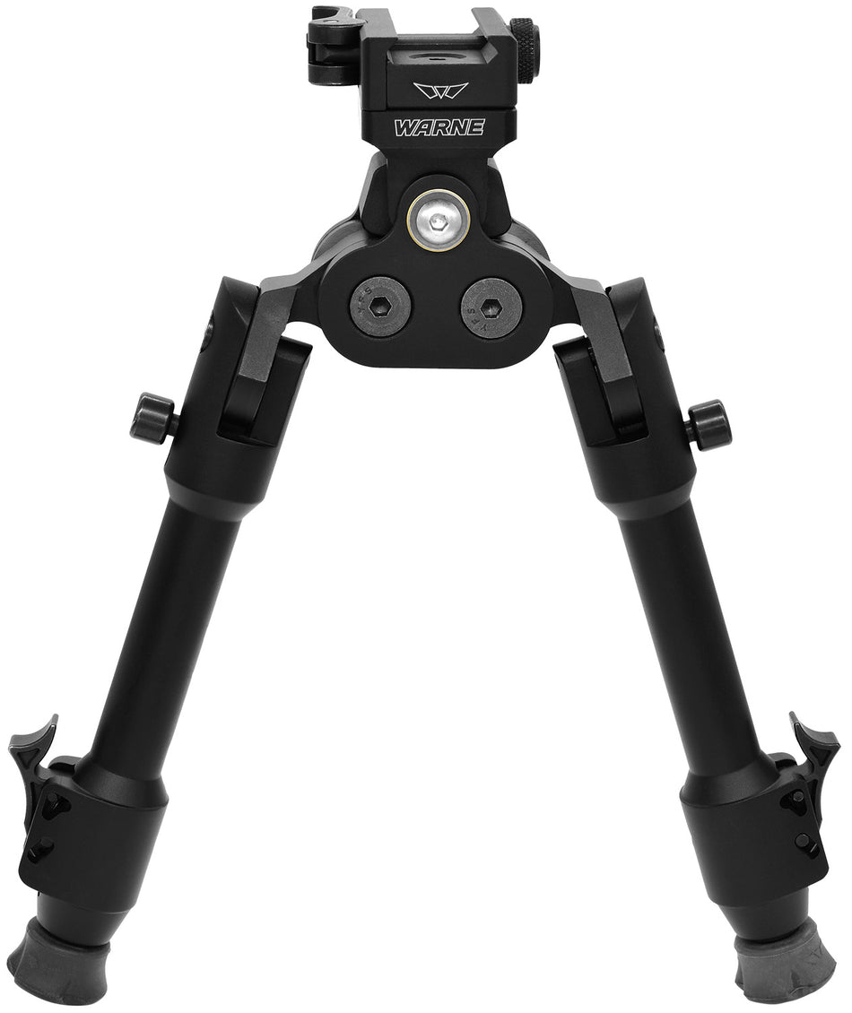Warne 7923M Skyline Pro Bipod Anodized Black QD Picatinny with Precision Legs