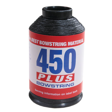 BCY 450 Plus HMPE/Vectran Bowstring Material Black 1/4 lb.