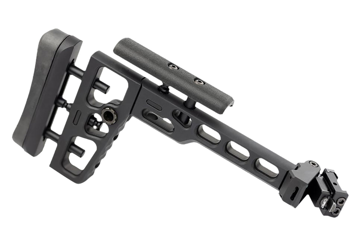 Samson S.A.S Black Anodized Skeletonized Folding Picatinny Adapter Tactical