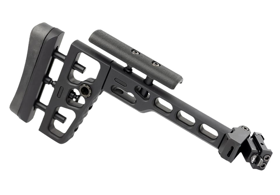 Samson S.A.S Black Anodized Skeletonized Folding Picatinny Adapter Tactical