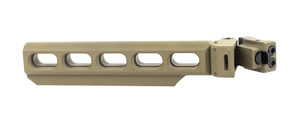 Samson B.R.E. FDE 6-Position Carbine Buffer Tube with Folding Picatinny Stock Adapter